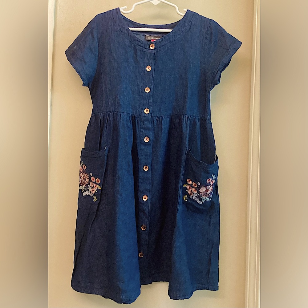 Girls Vince Camuto Like New light denim Dress. Bundle Deals! Size 8
